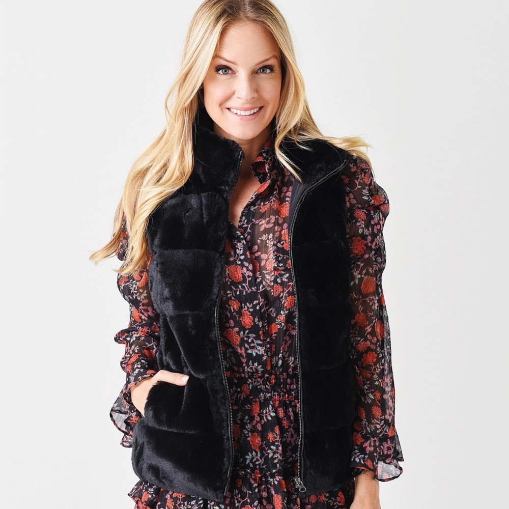 Dylan fur love vest